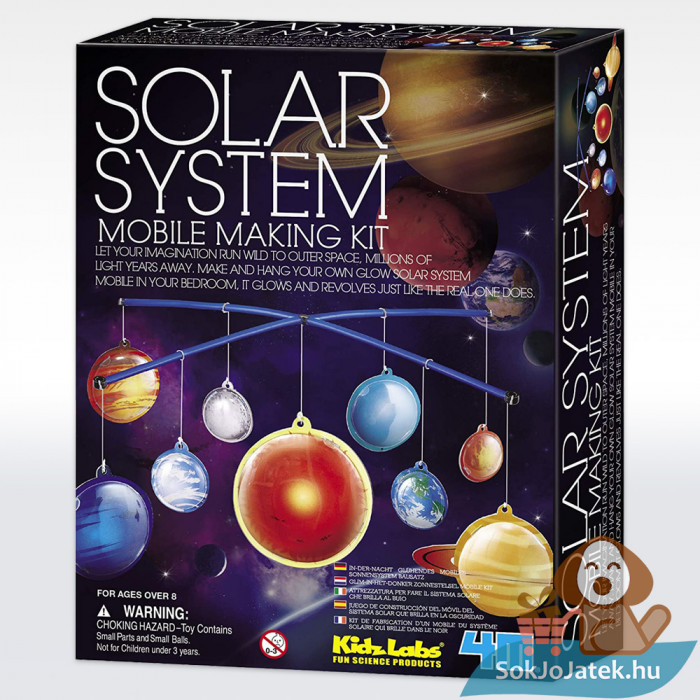 Hordozható Naprendszer tudományos játék - 4M