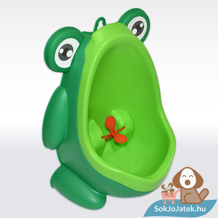 Happy Frog: Béka formájú kisfiú piszoár bili (zöld) - FreeON