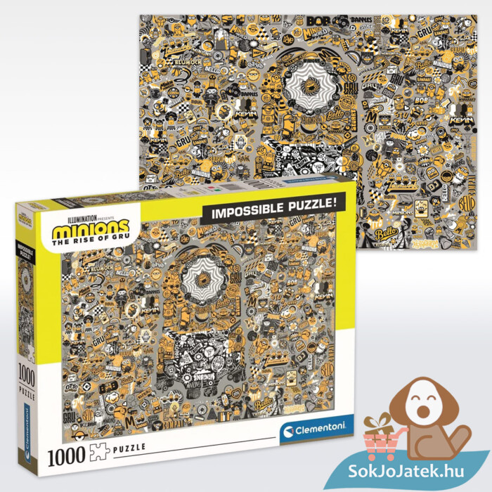 Minyonok: Gru színre lép, A lehetetlen puzzle - 1000 db – Clementoni Impossible 39554