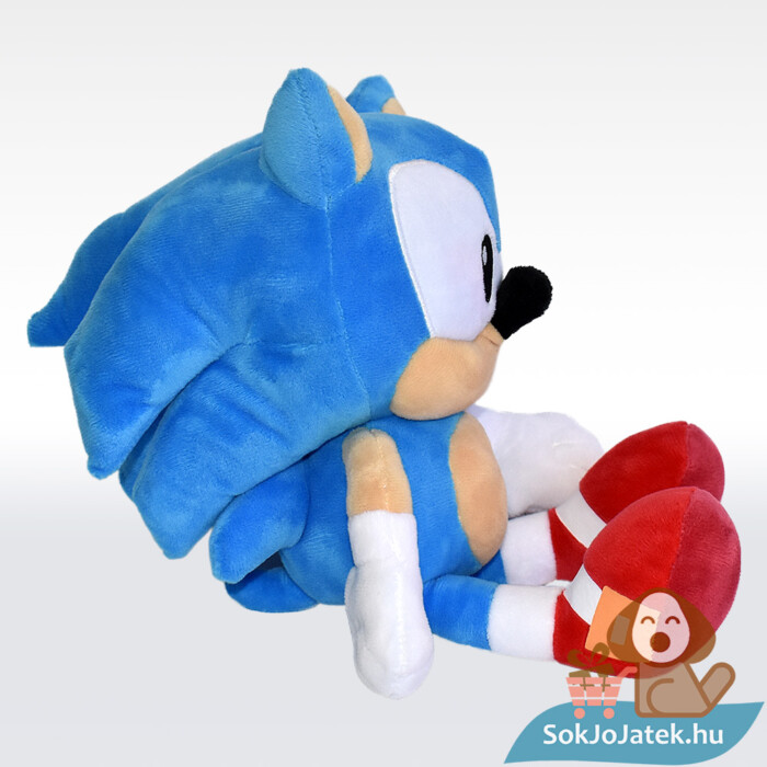 Sonic, a sündisznó plüss figura, oldalról (30 cm)