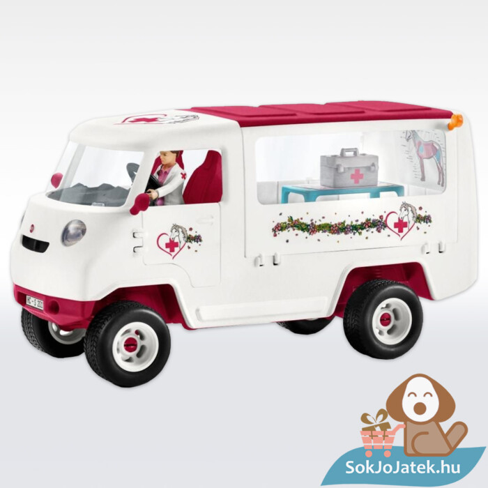 Szerepjáték: Mobil állatorvos autó (Schleich 42370)