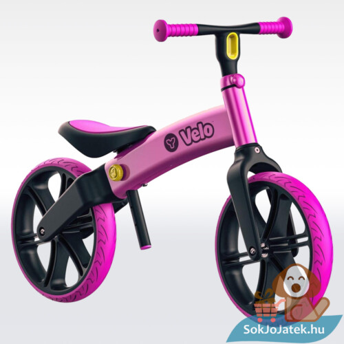 Y Velo: Rózsaszín futóbicikli (Balance Bike)
