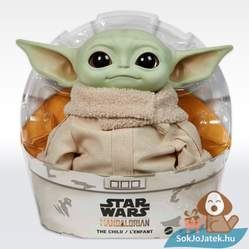 Star Wars, Mandalorian: Baby Yoda plüssfigura (28 cm)