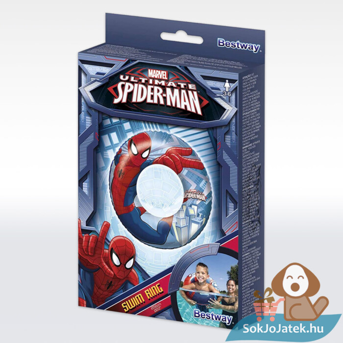 Marvel: Pókember úszógumi doboza, 56 cm (Bestway 98003)