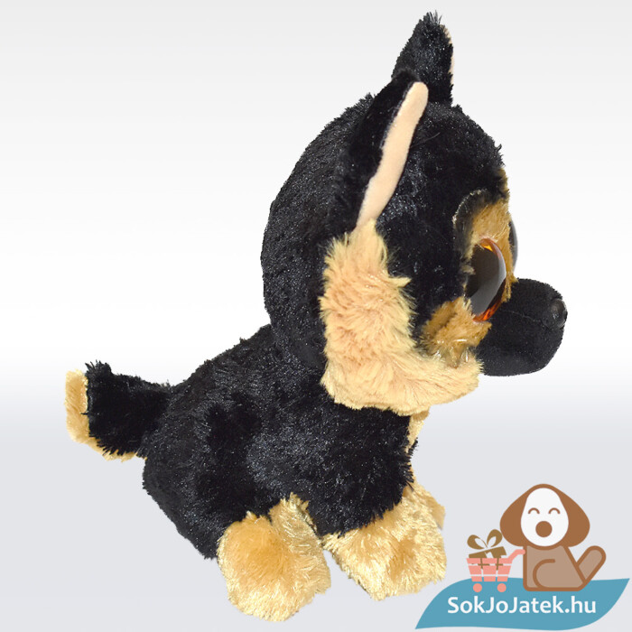 Ty Beanie Boos: Spirit, a csillogó szemű plüss német juhászkutya, oldalról (15 cm)