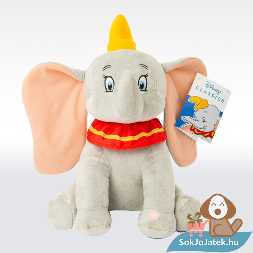 Dumbo: Hangot adó Dumbo plüss elefánt (30 cm)