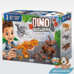 Szerelhető dinoszauruszok: 3 az 1-ben dino modell építő készlet (BUKI)