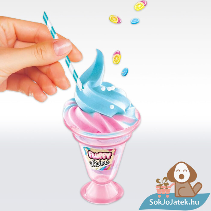 Habslime gleccser jégkrémgyár fagyi készítő kreatív játékszett, elkészítve (Canal Toys)