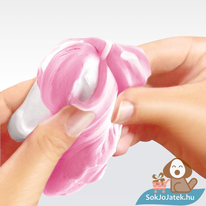 Habslime gleccser jégkrémgyár fagyi készítő kreatív játékszett, formálás közben (Canal Toys)