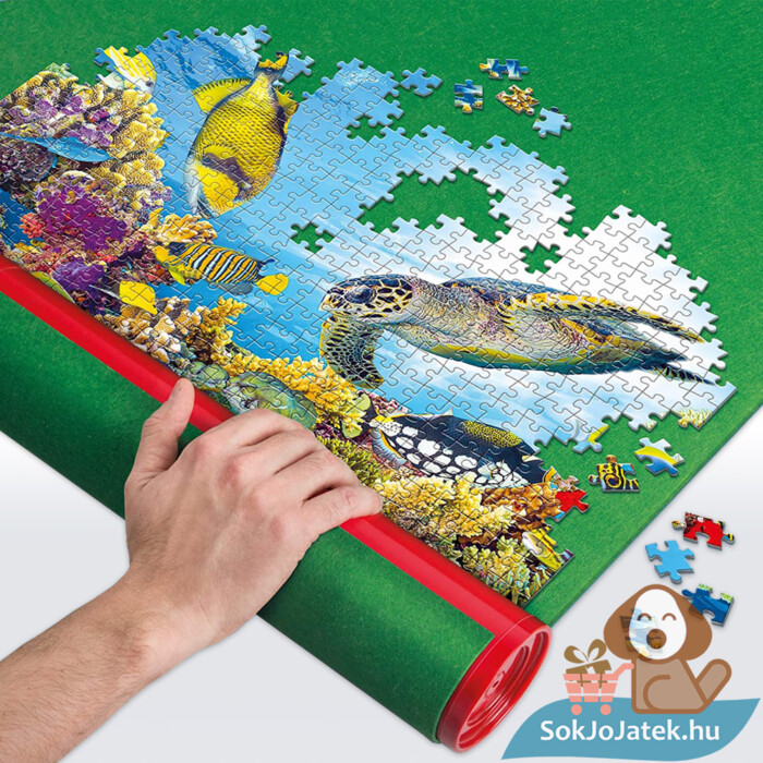 Feltekerhető puzzle szőnyeg kirakó kiegészítő, 2000 darabos kirakóig (Clementoni)