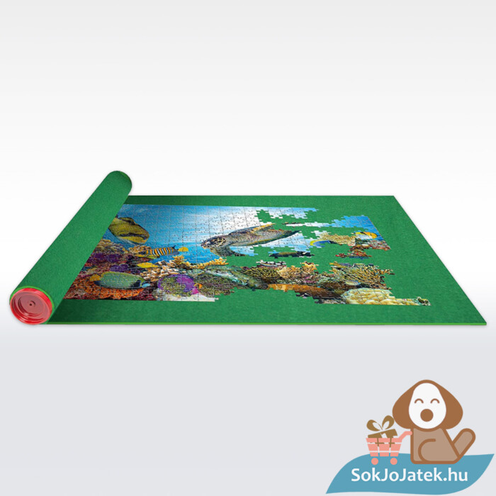 Feltekerhető puzzle szőnyeg kirakó kiegészítő, játék közben, 2000 darabos kirakóig (Clementoni)