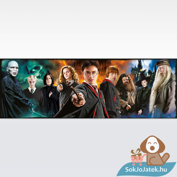 Harry Potter panoráma puzzle képe, 1000 db-os (Clementoni 61883)
