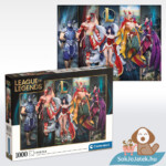 League of Legends puzzle képe és doboza, 1000 db (Clementoni 39680)