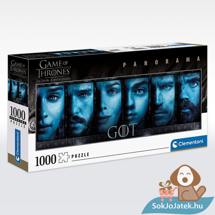 Trónok Harca panoráma puzzle (Game of Thrones), 1000 db (Clementoni 39590)