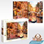 Velence puzzle képe és doboza, Olaszország, 1500 db (Clementoni 31668)