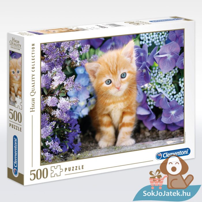 Vörös kis cica puzzle, 500 db (Clementoni 30415)
