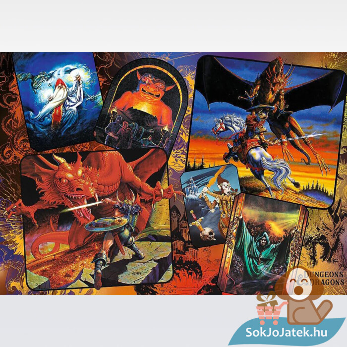 A Dungeons és Dragons eredete puzzle képe, 1000 db (Trefl 10739)