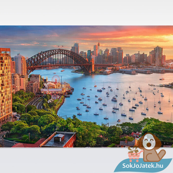 Sydney Harbor Bridge, Ausztrália puzzle képe, 1000 db (Trefl 10743)