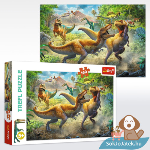 Dinoszauruszok puzzle, 160 db (Trefl 15360)