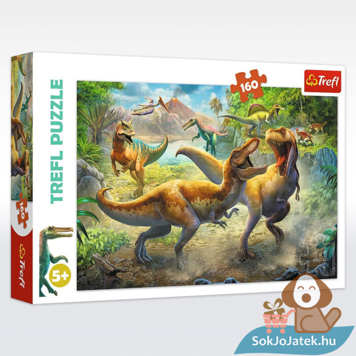 Dinoszauruszok puzzle doboza, 160 db (Trefl 15360)