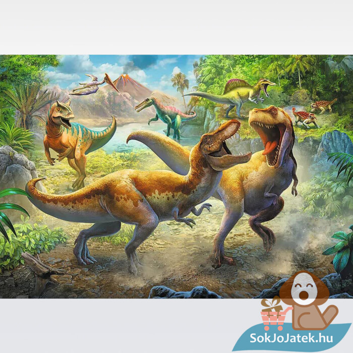 Dinoszauruszok puzzle képe, 160 db (Trefl 15360)