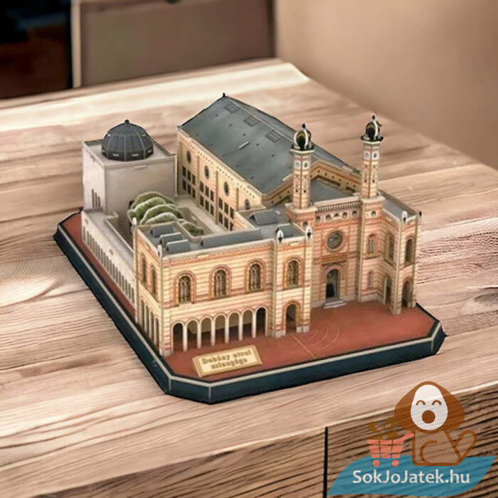 Dohány utcai Zsinagóga 3D puzzle az asztalon, 94 db (CubicFun)
