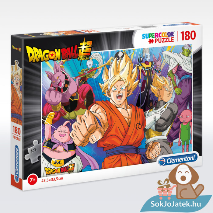 Dragon Ball puzzle doboza, 180 db (Clementoni SuperColor 29755)