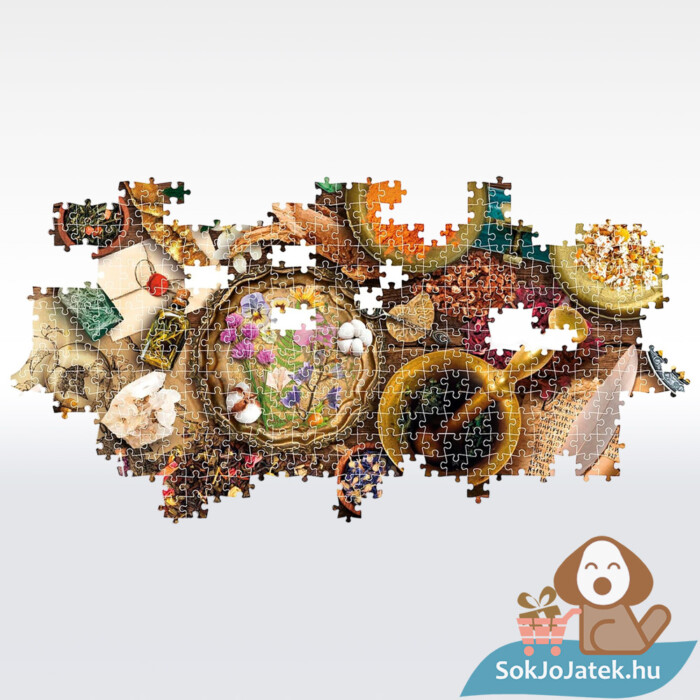Gyógynövények panoráma puzzle részlete, 1000 db (Clementoni 39748)