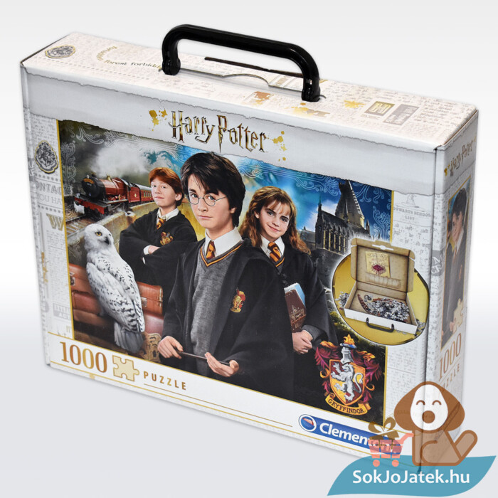 Harry Potter puzzle bőröndben jobbról, 1000 db - Clementoni 61882