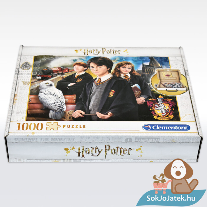 Harry Potter puzzle bőröndben fektetve, 1000 db - Clementoni 61882