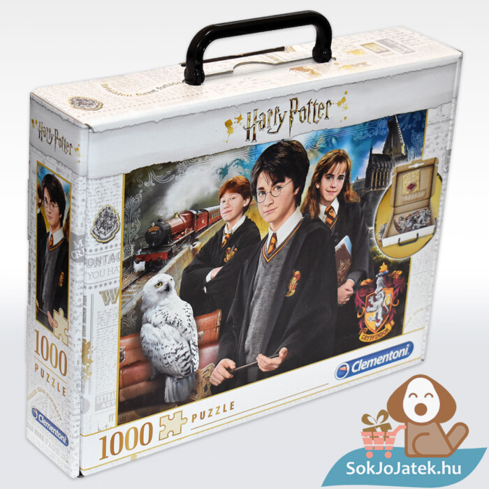 Harry Potter puzzle bőröndben jobbról, 1000 db - Clementoni 61882