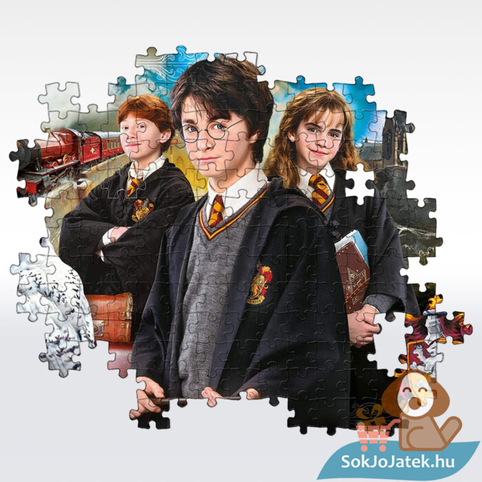 Harry Potter puzzle bőröndben részlete, 1000 db - Clementoni 61882