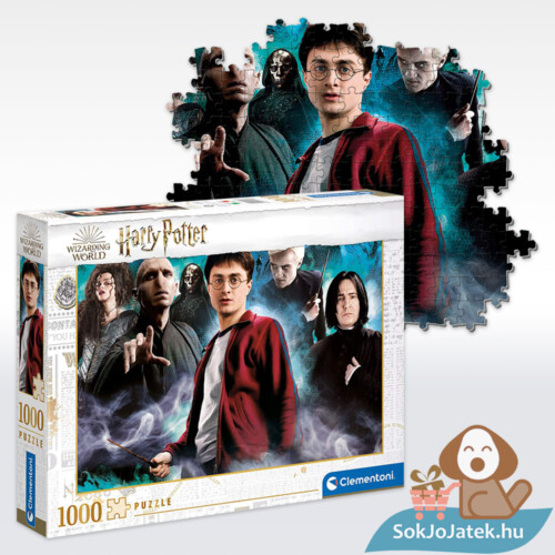 Harry Potter és ellenségei puzzle, 1000 db - Clementoni 39586