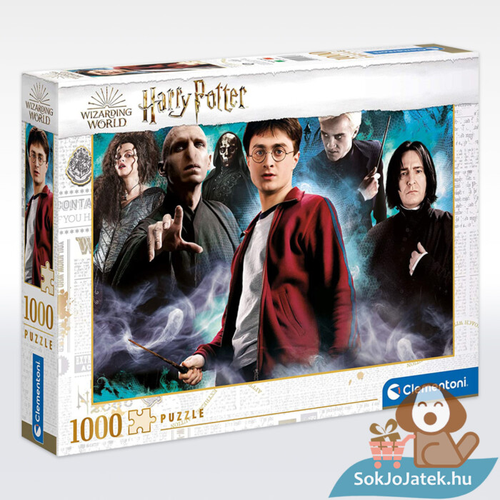 Harry Potter és ellenségei puzzle doboza, 1000 db - Clementoni 39586