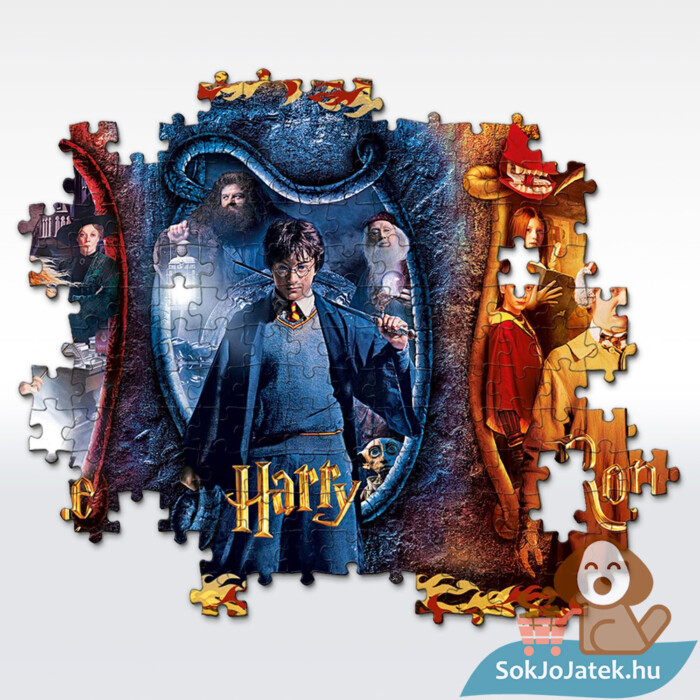 Harry Potter puzzle részlete: Hermione, Harry, Ron Weasley, 104 db (Clementoni SuperColor 61885)