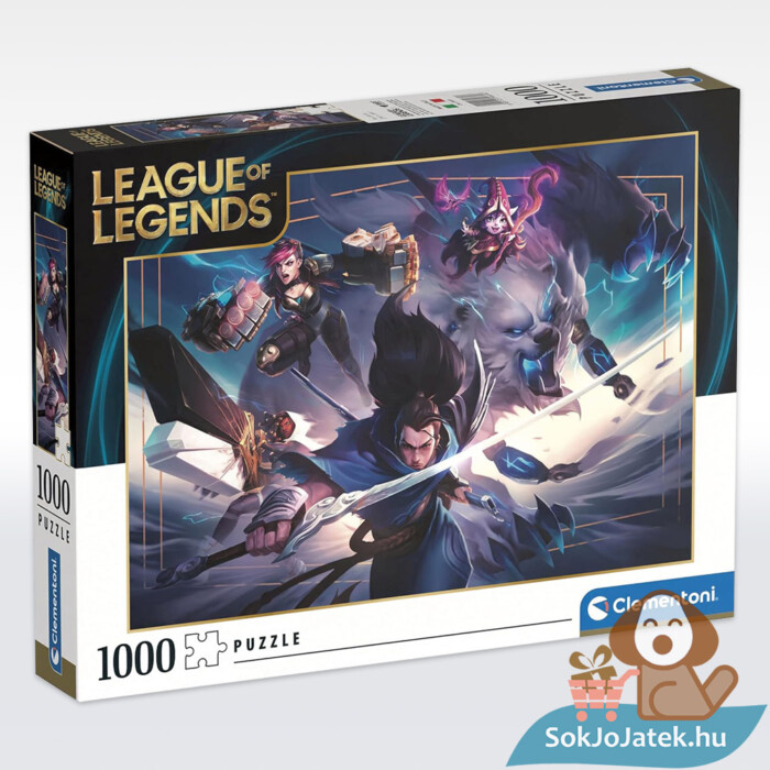 League of Legends puzzle doboza: Yasumo csapata, 1000 db (Clementoni 39669)