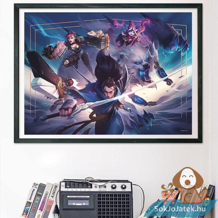 League of Legends puzzle a falon: Yasumo csapata, 1000 db (Clementoni 39669)