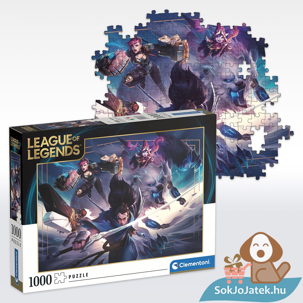 League of Legends puzzle: Yasumo csapata, 1000 db (Clementoni 39669)