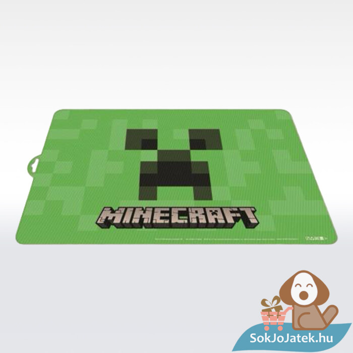 Minecraft: Creeper mintás műanyag tányéralátét