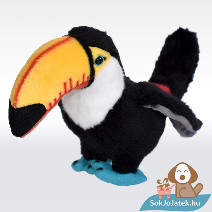 Plüss tukán madár balról (30 cm)