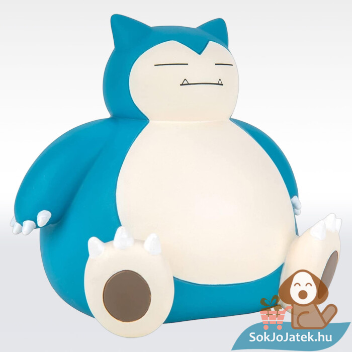 Pokémon: Snorlax műanyag játékfigura balról (10 cm)