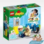 Lego Duplo 10967: Rendőrségi motorkerékpér, rendőr és kiskutya figurával