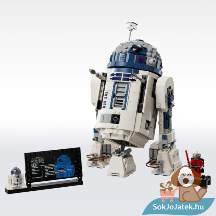 Lego Star Wars 75379: R2 D2, 24 cm magas droidfigura, megépítve