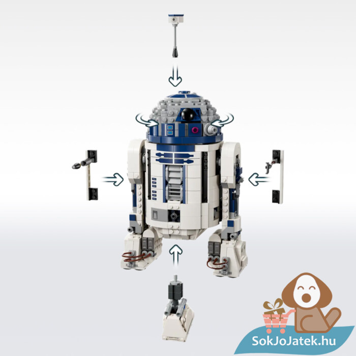Lego Star Wars 75379: R2 D2, 24 cm magas droidfigura útmutatója