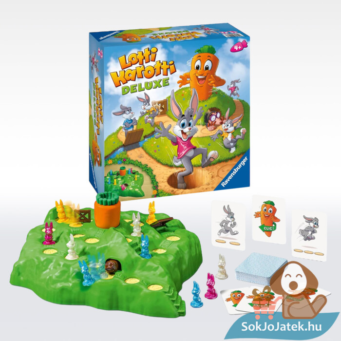 Lotti Karotti Deluxe, Tréfás Répák társasjáték tartalma (Ravensburger)