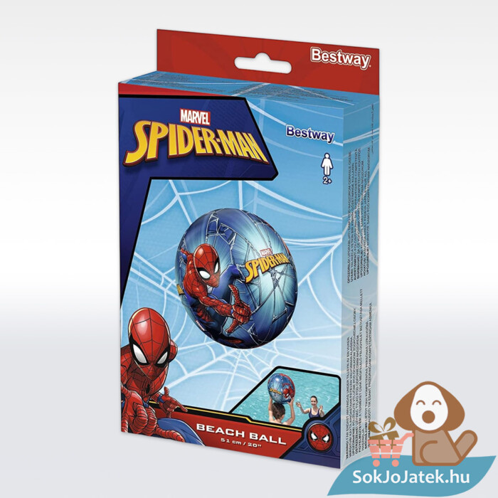Marvel: Pókember strandlabda doboza, 51 cm (Bestway 98002)