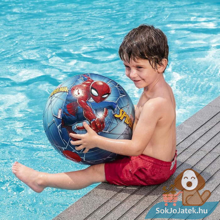 Marvel: Pókember strandlabda a medencénél, 51 cm (Bestway 98002)