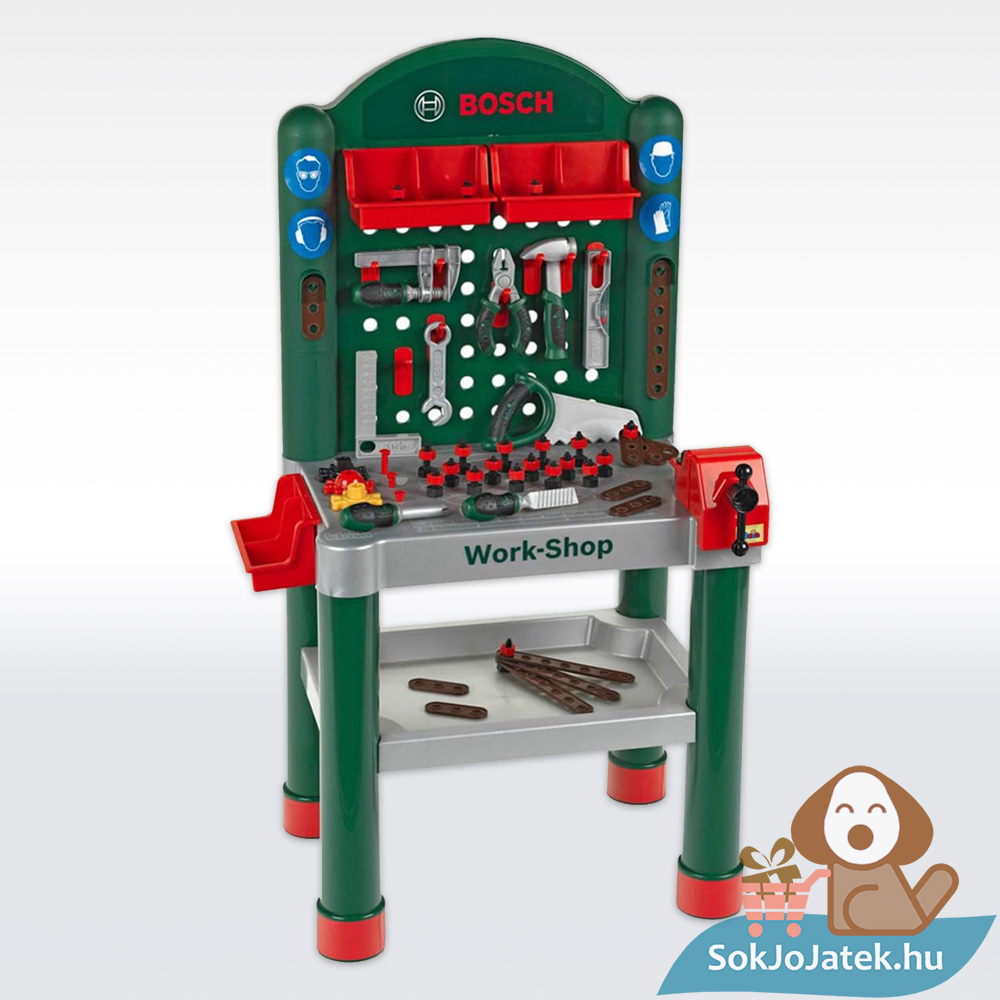 Bosch Mini 79 részes játék szerelőasztal, szerszámokkal (Klein 8320)