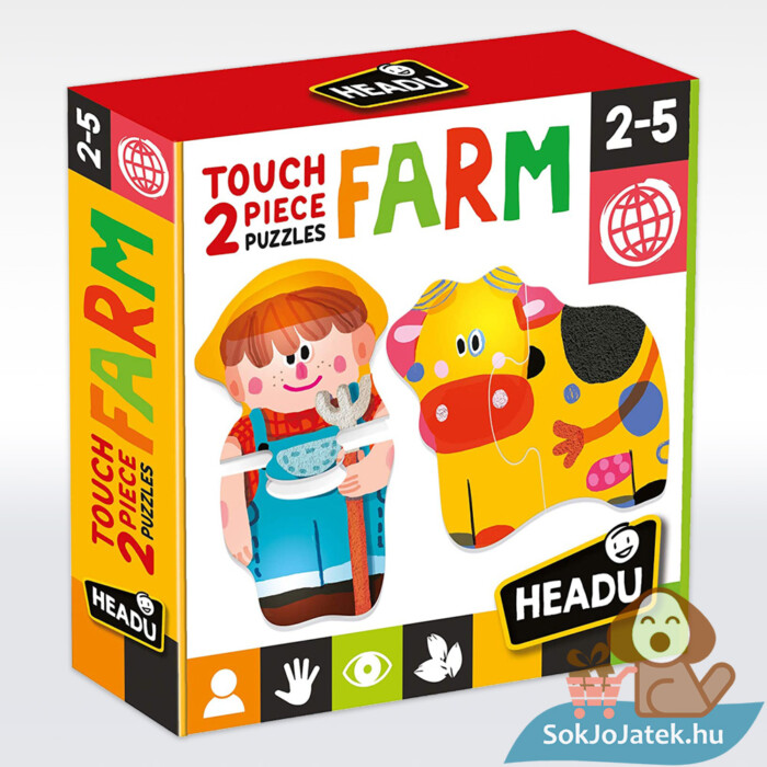 Headu: Farm, 15×2 részes forma puzzle