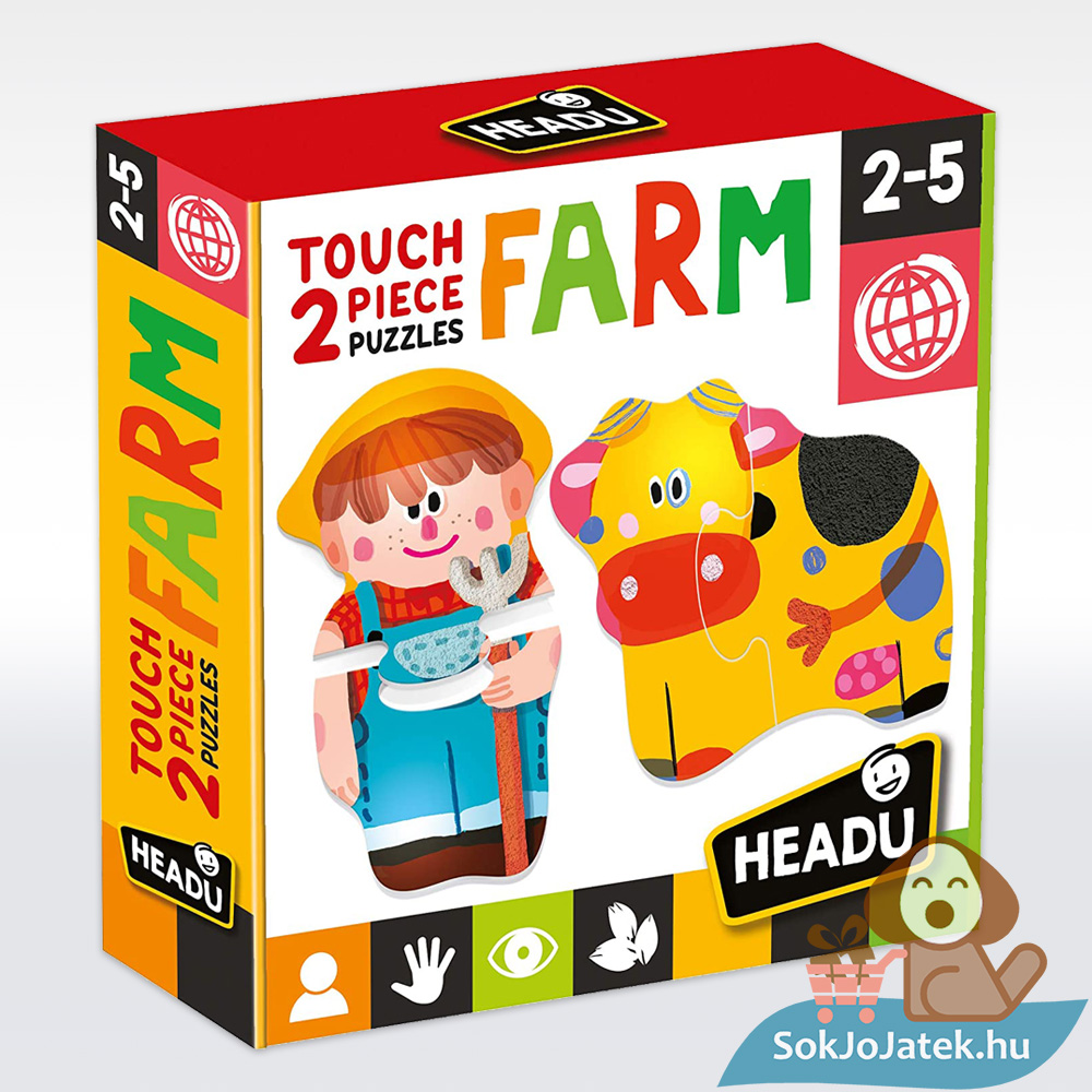 Headu: Farm, 15×2 részes forma puzzle
